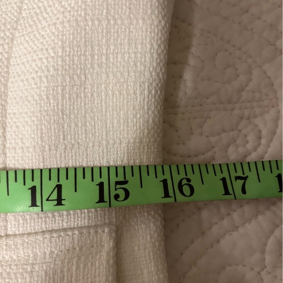 Banana Republic White Military Inspired Round Collar Blazer, size 4 - Picture 14 of 14